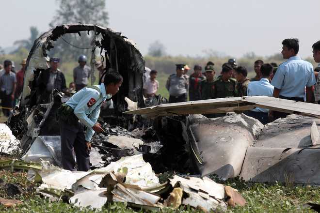 Five dead in Myanmar military plane crash