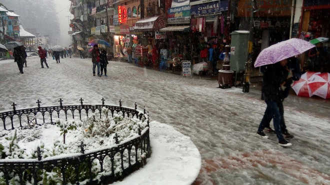 Snow a delight to Manali tourists and farmers
