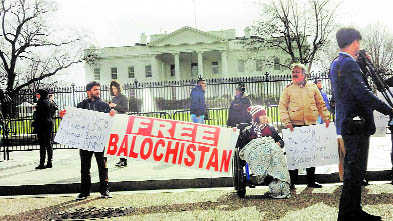 Baloch nationalists hold protest in US