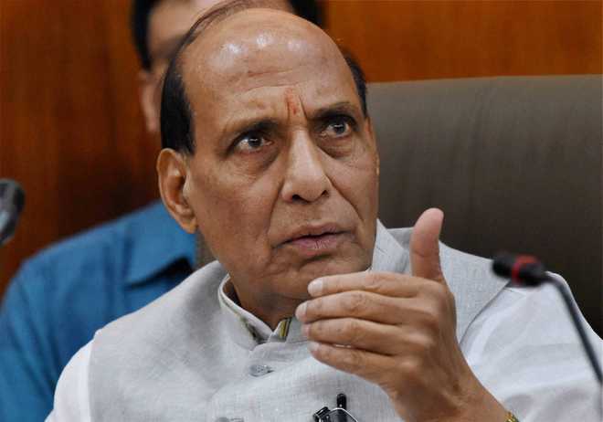 Afzal event had Hafiz Saeed’s ''support'', says Rajnath; share proof, demands Oppn