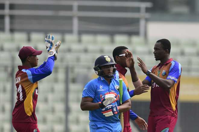 Let down by batsmen, India lose U-19 WC trophy to West Indies