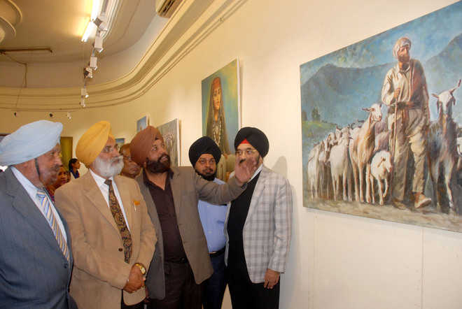 Kulwant Gill’s art work on display at IAFA