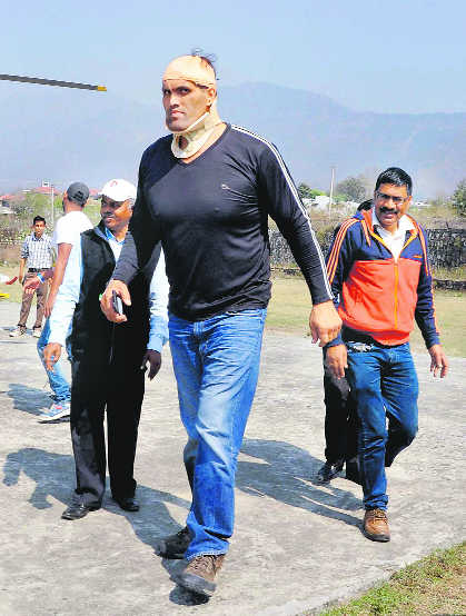 Great Khali Have Sex - Get real, fight me, Great Khali!' : The Tribune India