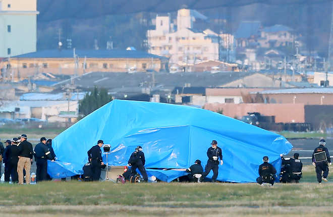 Four killed in plane crash at western Japan airport