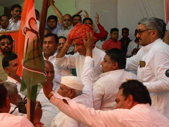 Surjewala slams BJP govt at Jagadhri event