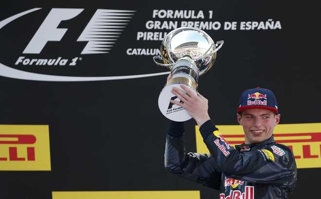 Verstappen Becomes Youngest Ever F1 Winner In Spain : The Tribune India