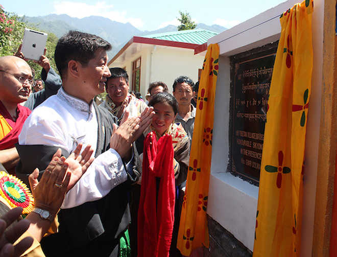 Sangay opens village for newly arrived exiles : The Tribune India