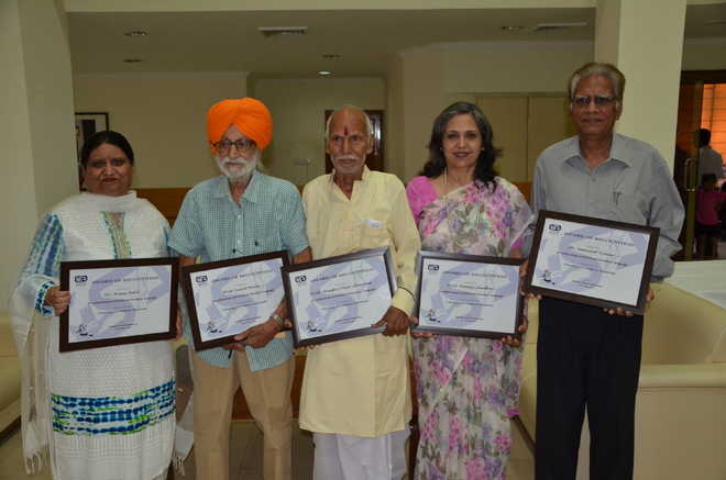 10 authors felicitated with Chandigarh Sahitya Akademi award