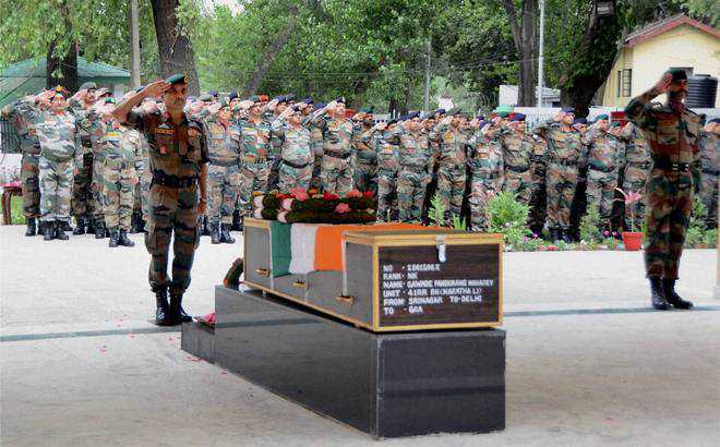Tributes paid to soldier killed at Kupwara
