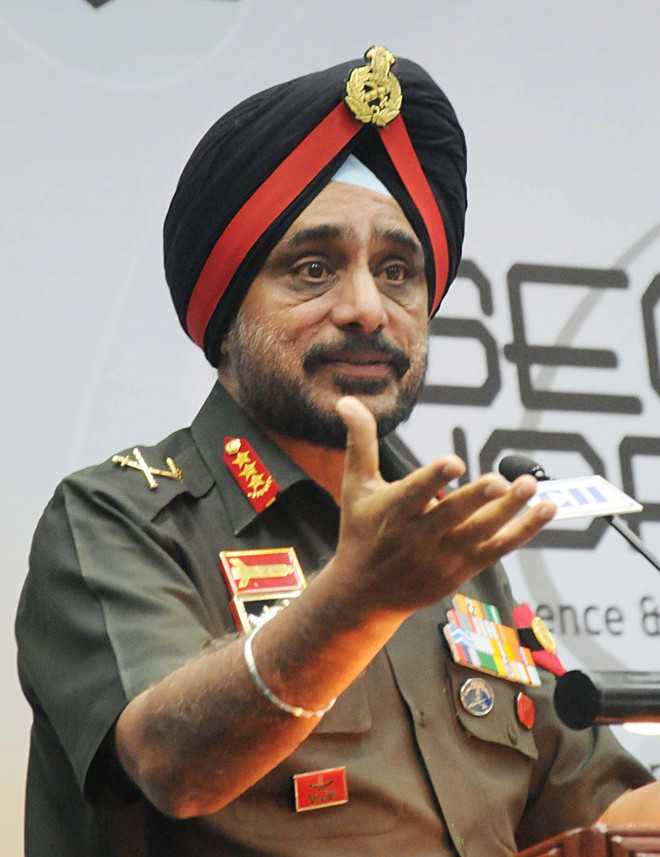 Lt Gen KJ Singh exhorts students to join armed forces
