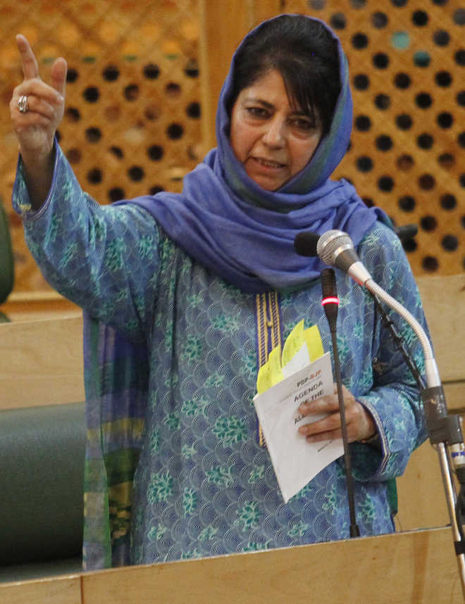 Sainik Colony not for non-state subjects, no land identified yet: Mehbooba