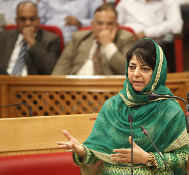 Mehbooba takes on separatists over stone-throwing Fridays