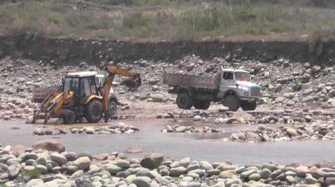 Illegal mining damages 200 kanals of agri land in Rajouri