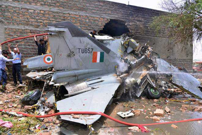 MiG-27 crashes in Jodhpur, no casualties