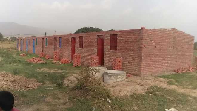 Pre-fabricated houses for slum-dwellers in BBN area