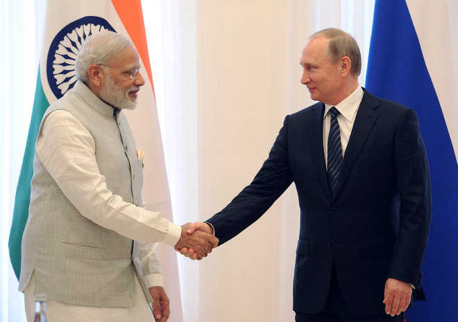 Modi meets Putin in Tashkent as India, Pakistan enter SCO