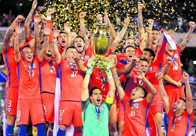 Chile, the red-hot champs