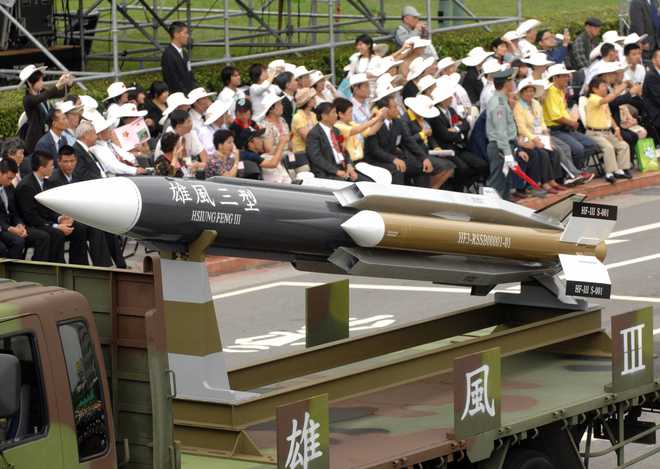 Taiwan ‘mistakenly’ fires supersonic missile towards China