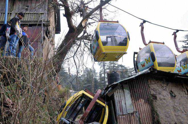 Fate of Jakhu ropeway hangs in balance - The Tribune