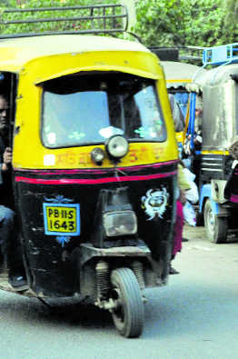 Auto-rickshaws continue to choke city roads