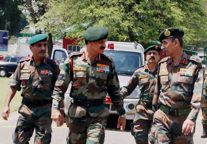 Army chief reviews security situation in Kashmir : The Tribune India