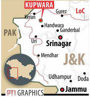 Four Pak militants killed, one arrested in Kupwara