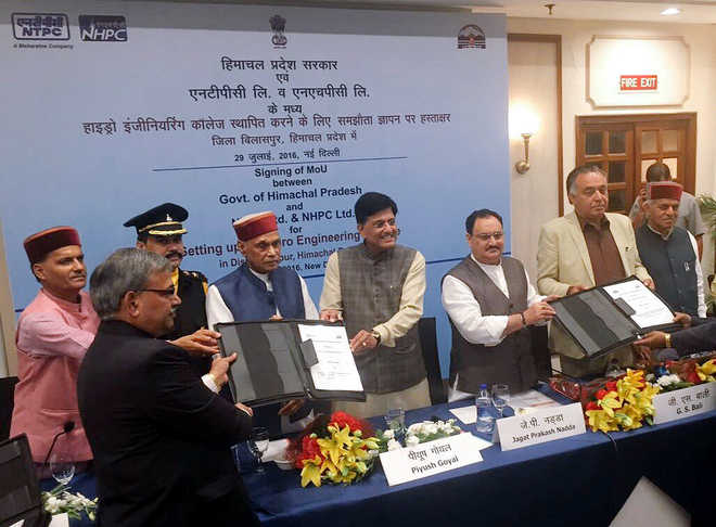 State inks MoU to set up hydro engg college