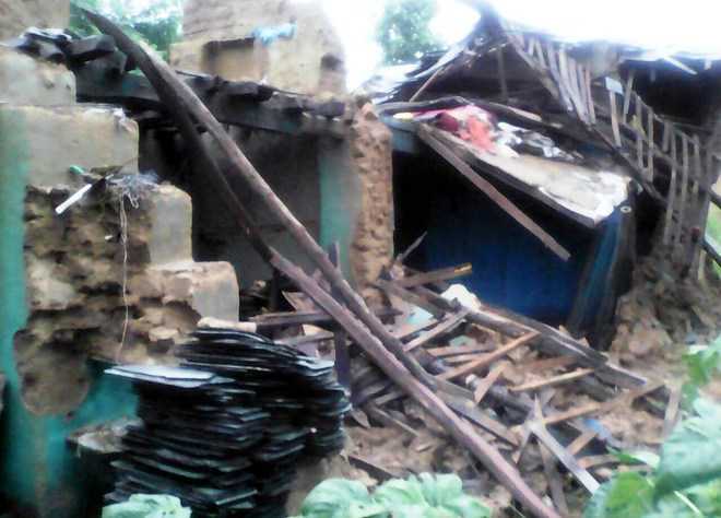 Families rendered homeless as houses collapse in Nurpur village
