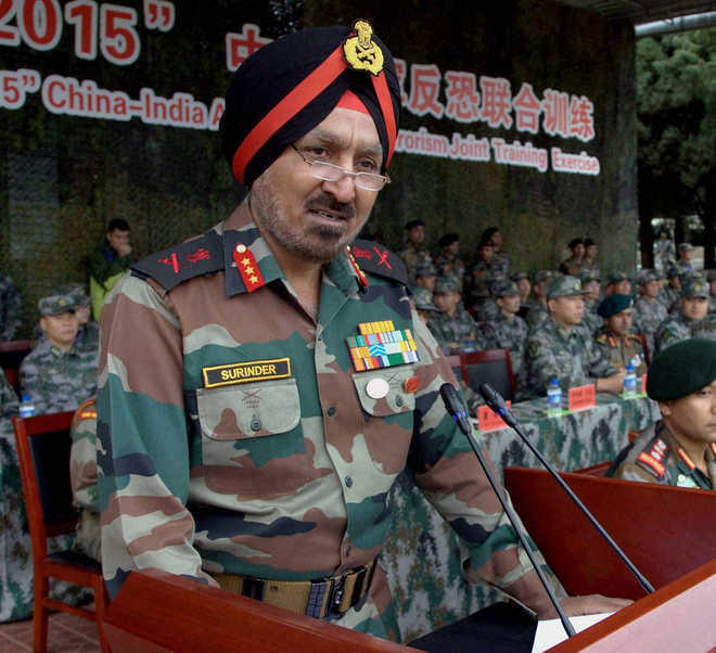 Lt Gen Surinder Western Army Chief