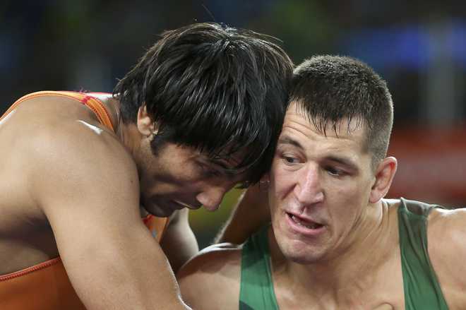 Greco-Roman wrestler Khatri bows out in first round