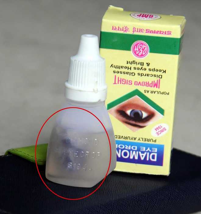 Resident alleges fungus in eye drops, files complaint