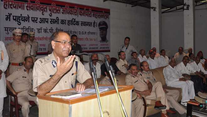 DGP interacts with retired cops