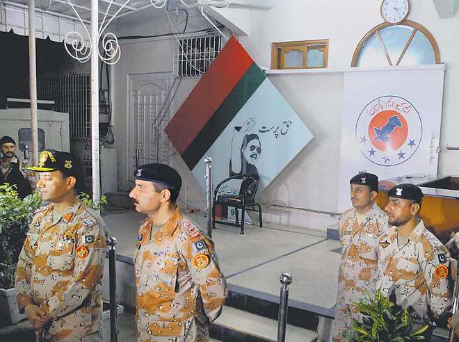 Pak forces seal MQM party office after TV station attack