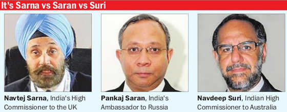 Three diplomats in race for India’s next envoy to US