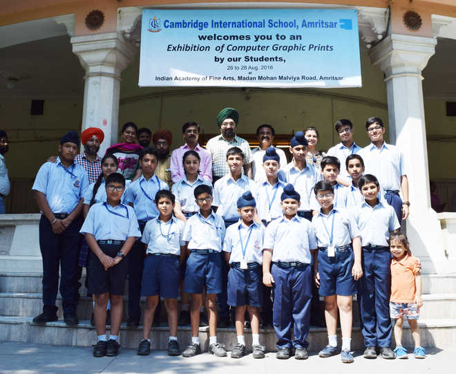 Students’ creativity on display in graphic exhibition : The Tribune India