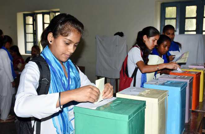 Students’ union election held at MKP College