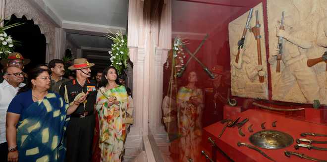 Army Chief, Vasundhara inaugurate war museum in Jaipur