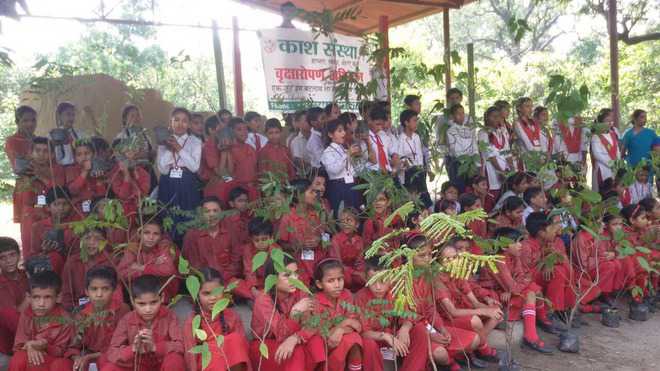 121 saplings planted at Nanhi Duniya