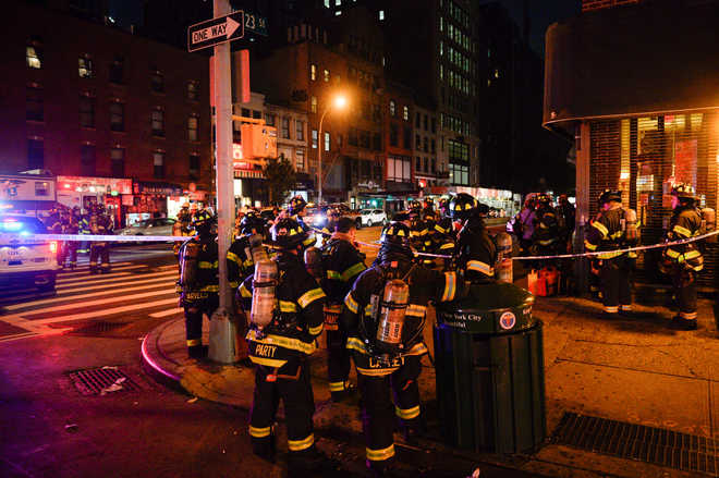 29 injured as explosion rocks Manhattan neighbourhood : The Tribune India