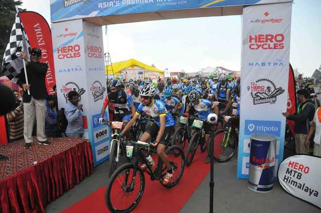 Canadian takes lead in MTB Himalaya race