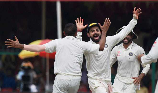 India thump New Zealand to celebrate 500th Test in style