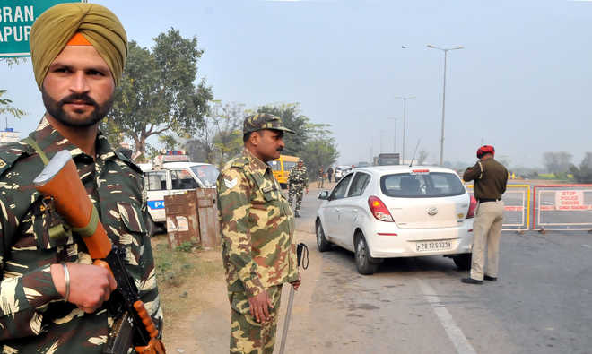 Tight security, paramilitary forces seal inter-state border