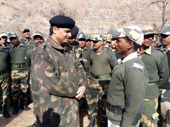 BSF ADG visits camp, enquires about food quality