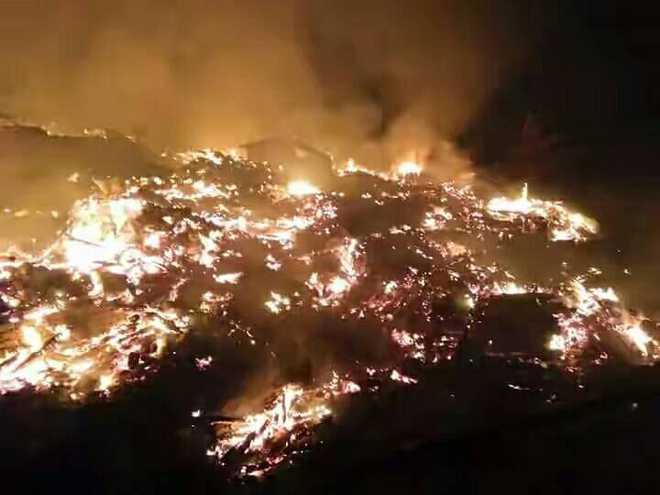 Over 30 houses gutted at Himachal village