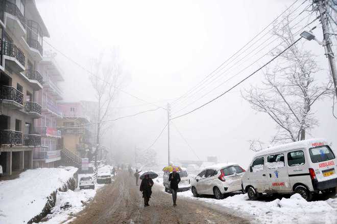 Fresh snow cuts off high-altitude areas