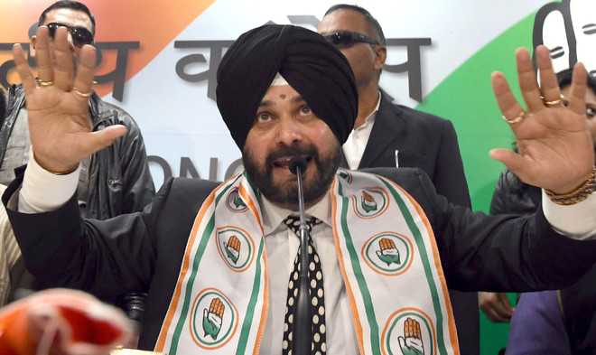 In Congress camp, Sidhu says he’s come back home