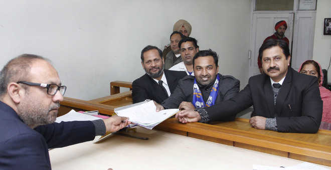 BSP candidate files his nomination