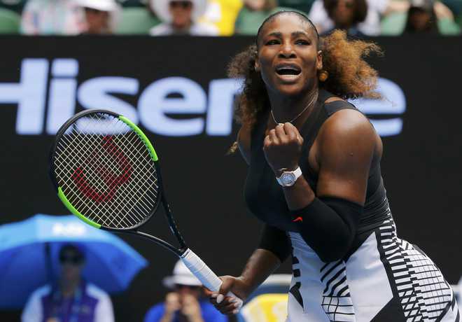 Serena swats doubts, Bencic aside to reach second round