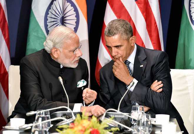 President Barack Obama gives farewell call to PM Narendra Modi