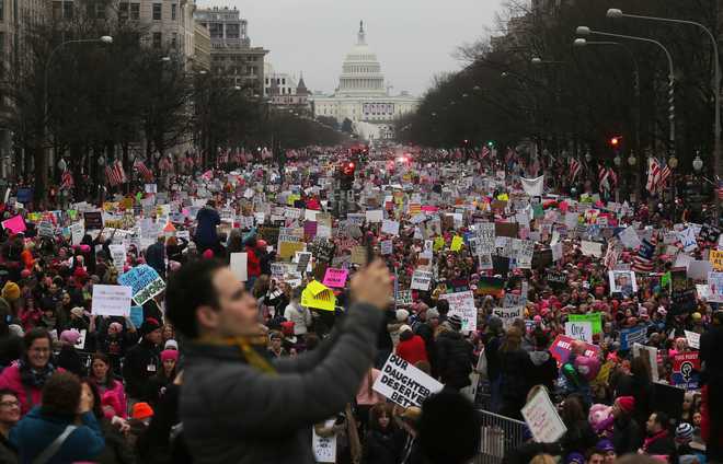 Indian-American lawmakers join women''s march